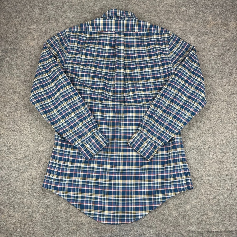 Brooks Brothers Regent Button Down Shirt Long Sleeve Plaid Cotton Mens Small S - Picture 10 of 13
